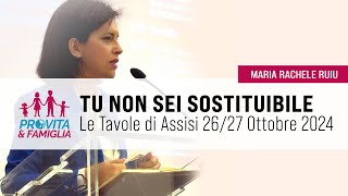 Adulti e adolescenti Come educare davvero Maria Rachele Ruiu a quotLe Tavole di Assisiquot 2024 [upl. by Cad]