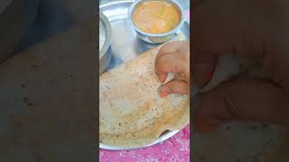 Millets dosa crispy with sambar😋youtubeshortsshortsfoodtiffenanjumanucreations5045trendlike [upl. by Bowe282]