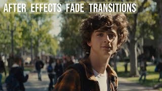 ae fade transitions [upl. by Onitrof589]