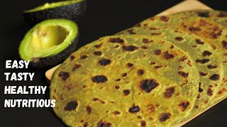 Healthy Avocado RotiParatha – So Delicious Even Kids Will Love It  How To Make Avocado Flat Bread [upl. by Oigroig]