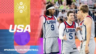 USAs 🇺🇸 Men Olympic Team  3x3 Basketball [upl. by Potts]