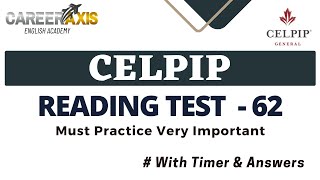 Celpip Reading Mock Test  Celpip Reading Practice Test [upl. by Levey506]