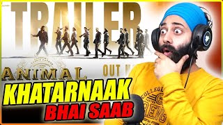 ANIMAL OFFICIAL TRAILER REACTION Ranbir Kapoor  Rashmika M Anil K Bobby D [upl. by Cyndi]