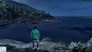 Grand Theft Auto V Spaceship Part 44 Chiliad Mountain State Wilderness Giant Rock [upl. by Vierno]