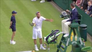 Viktor Troicki Wimbledon meltdown [upl. by Cymbre]