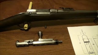 Needle Gun Chassepot Bolt Disassembly [upl. by Lorn]