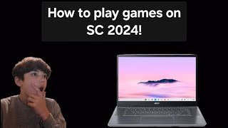 How to play games on School Chromebook in 2024 part 3 [upl. by Eadnus672]