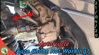 Bike Auto Choke Not WorkingHow To Check It In Telugu [upl. by Sseb171]