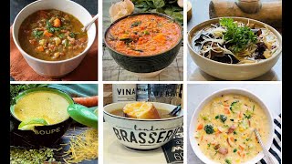 6 Recettes de soupes chaudes pas chères et réconfortantes [upl. by Hamaso616]