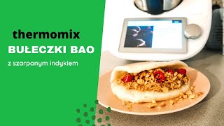 Bułeczki bao z szarpanym indykiem 💚  Thermomix [upl. by Nahc224]