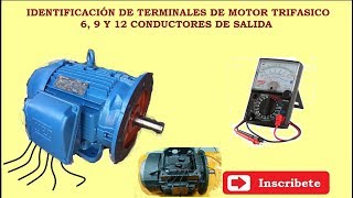 Identificacion de los cables de un motor trifasico P2 Threephase motor [upl. by Arehc]