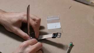 How to Install a Skagen Watch Band w screws [upl. by Ecirpac]