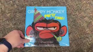 Grumpy Monkey Party Time Picture Book Review [upl. by Ecnarf995]