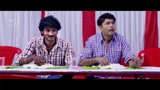 Chikkanna And Sharan Super Hit Comedy Scene  Adhyaksha Kannada Movie [upl. by Lubow]