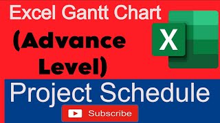 Gantt Chart for Project Schedule  How to Make Excel Gantt Chart  Create Gantt Chart with Status [upl. by Kimmi]