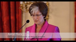 Speech by Astrid Thors OSCE High Commissioner on National Minorities [upl. by Knutson]