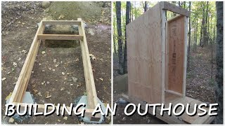 Building An Outhouse amp Gaining Experience For An Off Grid Cabin outhouse music solo [upl. by Asiulairam226]