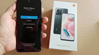 كيفية عمل فرمتاج لهاتف ردمي Redmi note 12hard reset formatage Xiaomi Redmi note 12 [upl. by Wernher]