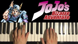 JoJos Bizarre Adventure  Johnny Joestar Theme Piano Tutorial Lesson [upl. by Shaver128]