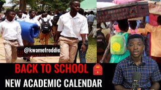 GES Released new academic calendar for SHS in Ghana [upl. by Daney]