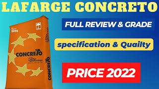 Lafarge concreto cement price vs Ultratech premium  full review amp grade  specification amp quailty [upl. by Eissen466]