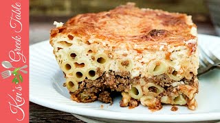 Pastitsio  Greek Pastitsio Recipe [upl. by Anavlis685]