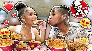 Are We Together Are We Having Kids  KFC MUKBANG WITH KENNEDY [upl. by Enreval]