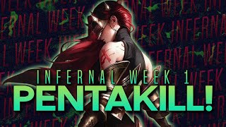 PENTAKILL  Infernal Week 1 Community Clips [upl. by Drisko]