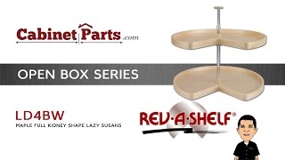 RevAShelf LD4BW Kidney Shape Lazy Susan [upl. by Anekahs]