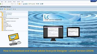 How to download and install adobe livecycle Designer Latest Version  2024 [upl. by Lebama]