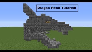 Minecraft Dragon Head Tutorial [upl. by Neehar]