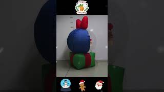 Many years of Christmas sales  8Ft Christmas Inflatable Santa Snow Globe Decoration [upl. by Esenahs]