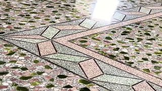 Seeing such designs of terrazzo floor will make you forget about uptiles [upl. by Lopez]