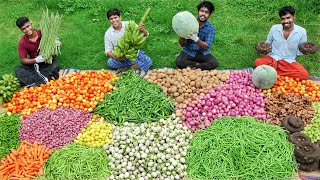 500 Kg VEGETABLE RECIPE  500 KG പച്ചക്കറി വാങ്ങി നാട്ടുകാർക്ക് കൊടുത്തു [upl. by Ecnerrot520]