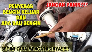 Cara Mengatasi Bensin Bocor Pada Tangki Motor Scoopy FI  Atasi Bensin Bocor pada Fuel pump scoopy [upl. by Nnyliak118]