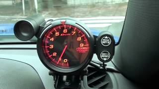 Defi Racer Gauge 80mm tachometer [upl. by Silin733]