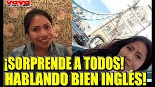 Yalitza Aparicio habla en ingles durante conferencia de prensa y deja sorprendidos a todos [upl. by Gargan362]