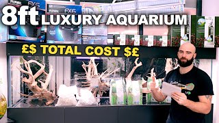 BUILDING 8FT AQUARIUM full costs  equipment breakdown [upl. by Thelma]