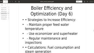 Class Review 0110 Boiler operation and maintenance course [upl. by Menon]