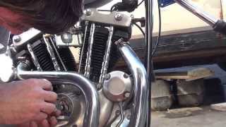 1978 XL Sportster 104 Harley Ironhead Bobber get running new build tuneup [upl. by Yelsha]