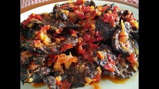 Resep Paru Goreng Rica Rica Pedas Mantap [upl. by Odnamra]