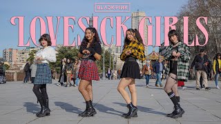 ONE TAKE  KPOP IN PUBLIC BLACKPINK Lovesick Girls  Dance Cover by GUAYABA [upl. by Flavian594]