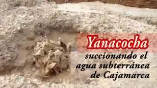 Drenaje de aguas subterráneas por Minera Yanacocha en Cajamarca Perú [upl. by Kcired]