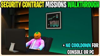 Fastest Way To Complete Security Contracts Without Cooldown GTA 5 Online Agency Contracts [upl. by Eatnod648]