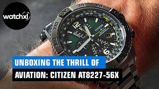 Unboxing the thrill of aviation Citizen AT822756X Navihawk Pilot watch [upl. by Philipson]