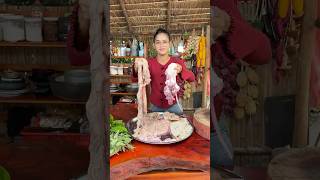 Pork Chop Recipes with Countryside Style PigIntestines CookingPigIntestines [upl. by Zetta]