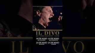 ÚLTIMOS INGRESSOS IL DIVO TOUR XX ANIVERSÁRIO [upl. by Patsis]