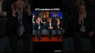 BTS members are perfect sync bts btsmember btsarmy suga rm jimin jin jhope jungkook v fyp [upl. by Balcke]