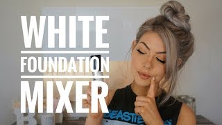 White Foundation Mixer on Tan Skin Does it Work [upl. by Storz]