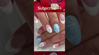 Your nails if you… 💅🎄 christmas subscribe like scroll share nails [upl. by Alejna]